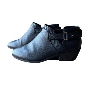 Dr. Scholl’s Ankle Boots Booties Women's Size 10 Black Memory Foam Comfort
